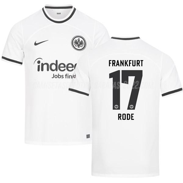 rode camiseta 1ª equipación eintracht frankfurt 2022-23
