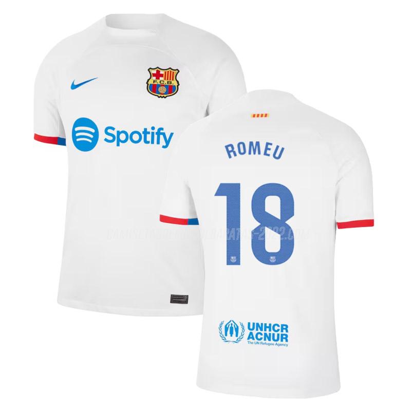 romeu camiseta de la 2ª equipación barcelona 2023-24