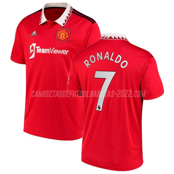 ronaldo camiseta 1ª equipación manchester united 2022-23