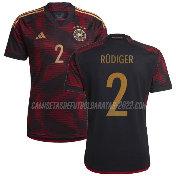 rüdiger camiseta 2ª equipación alemania copa mundial 2022