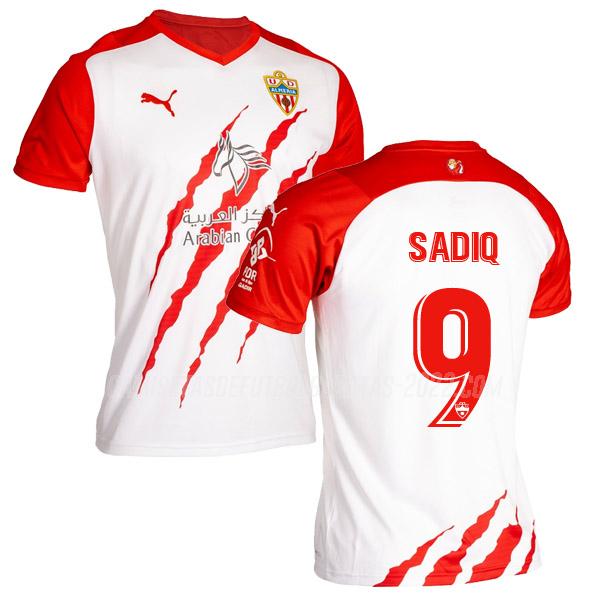 sadiq camiseta de la 1ª equipación almeria 2021-22