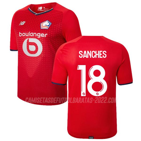 sanches camiseta de la 1ª equipación lille 2021-22