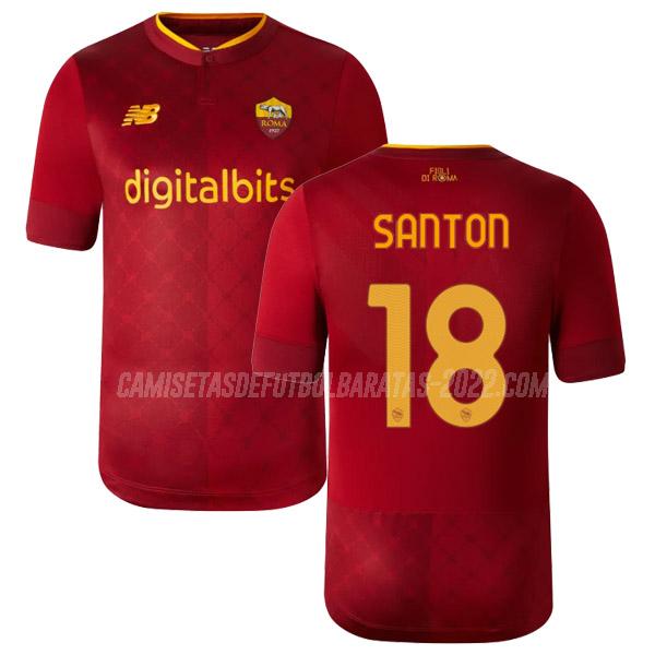 santon camiseta de la 1ª equipación roma 2022-23