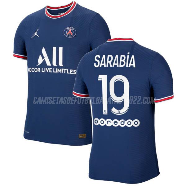 sarabia camiseta de la 1ª equipación paris saint-germain 2021-22