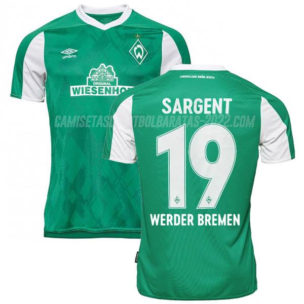 sargent camiseta de la 1ª equipación werder bremen 2020-21