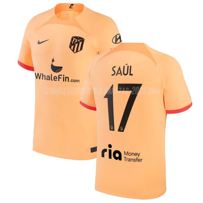 saul camiseta 3ª equipación atletico madrid 2022-23