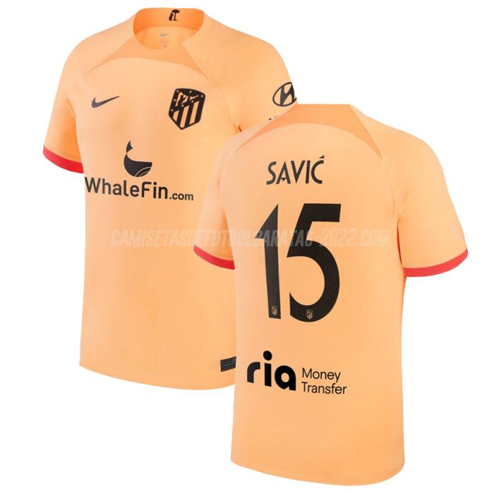 savic camiseta 3ª equipación atletico madrid 2022-23