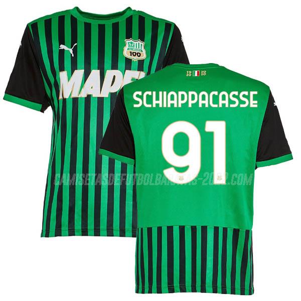 schiappacasse camiseta de la 1ª equipación sassuolo calcio 2020-21