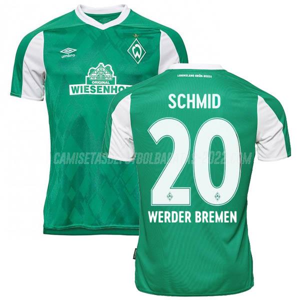 schmid camiseta de la 1ª equipación werder bremen 2020-21