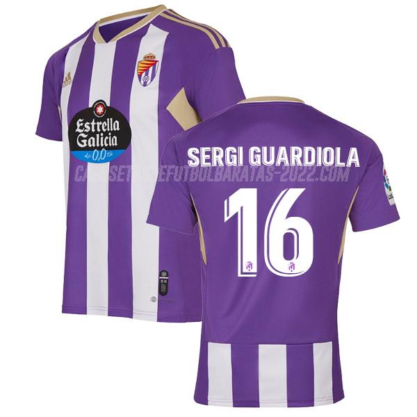 sergi guardiola camiseta 1ª equipación real valladolid 2022-23