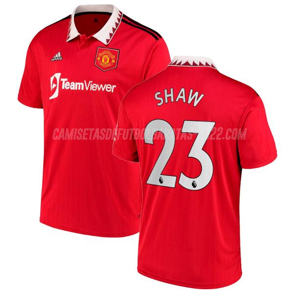 shaw camiseta 1ª equipación manchester united 2022-23