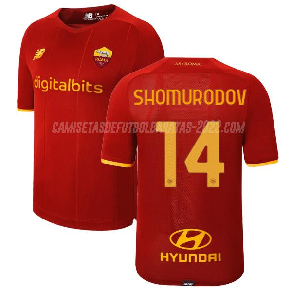 shomurodov camiseta de la 1ª equipación roma 2021-22