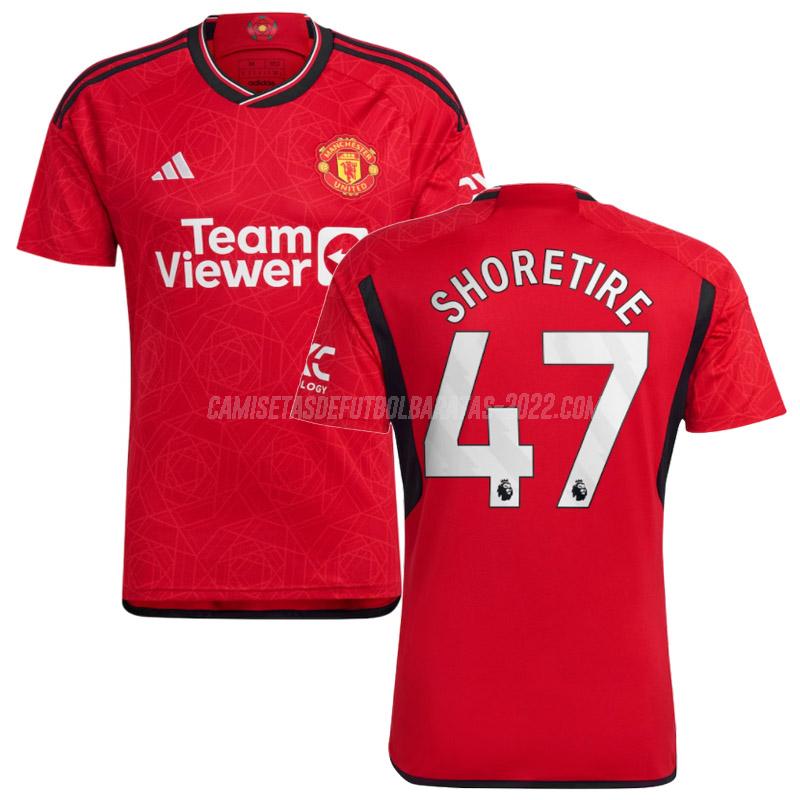 shoretire camiseta de la 1ª equipación manchester united 2023-24