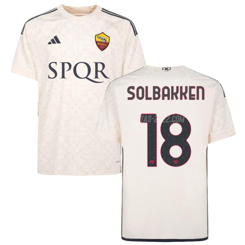 solbakken camiseta de la 2ª equipación roma 2023-24