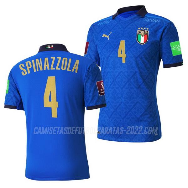 spinazzola camiseta de la 1ª equipación italia 2021-22