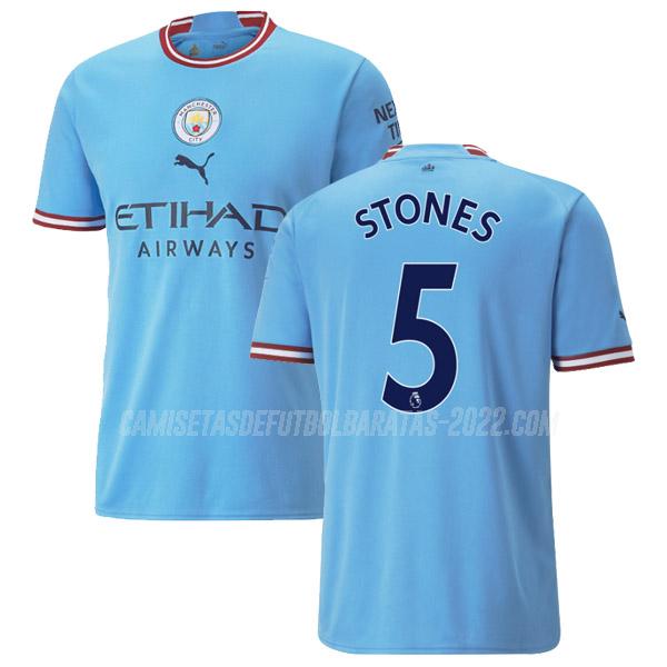 stones camiseta 1ª equipación manchester city 2022-23