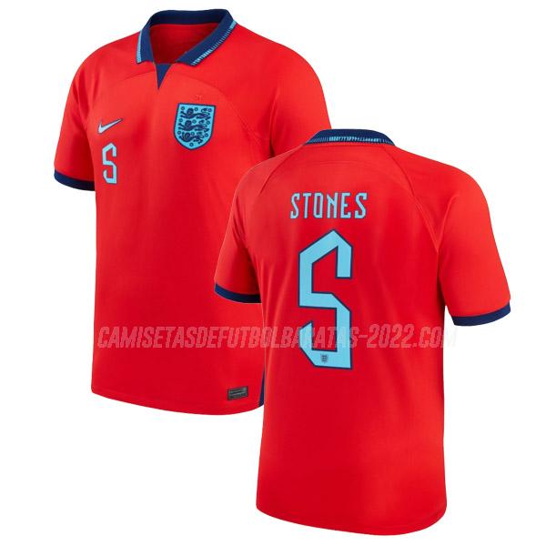 stones camiseta 2ª equipación inglaterra copa mundial 2022