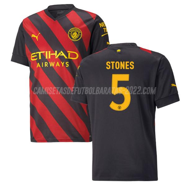 stones camiseta 2ª equipación manchester city 2022-23