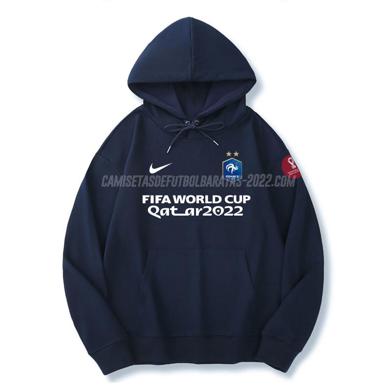 sudadera con capucha francia copa mundial 221125a1 azul 2022