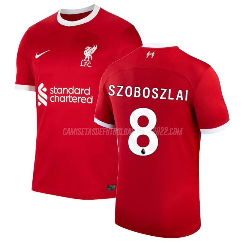 szoboszlai camiseta de la 1ª equipación liverpool 2023-24