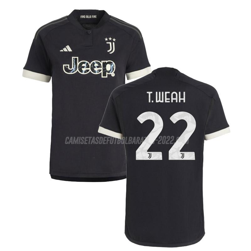 t. weah camiseta de la 3ª equipación juventus 2023-24