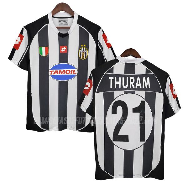 thuram camiseta retro 1ª equipación juventus 2002-2003