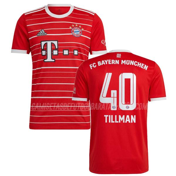 tillman camiseta de la 1ª equipación bayern munich 2022-23