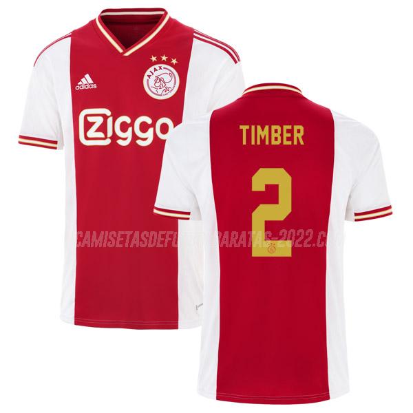 timber camiseta 1ª equipación ajax 2022-23
