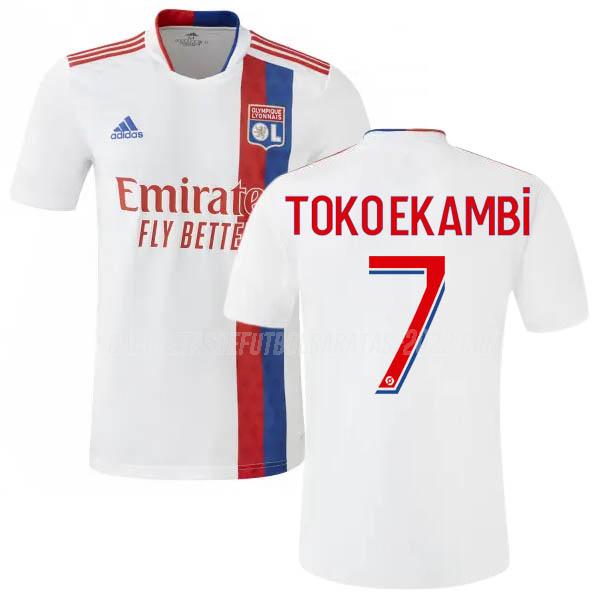toko ekambi camiseta de la 1ª equipación lyon 2021-22