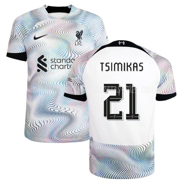 tsimikas camiseta 2ª equipación liverpool 2022-23