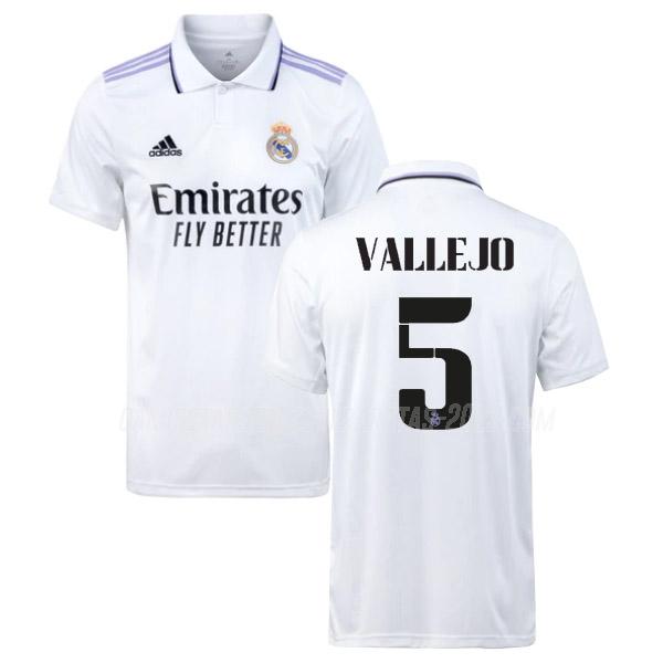 vallejo camiseta 1ª equipación real madrid 2022-23