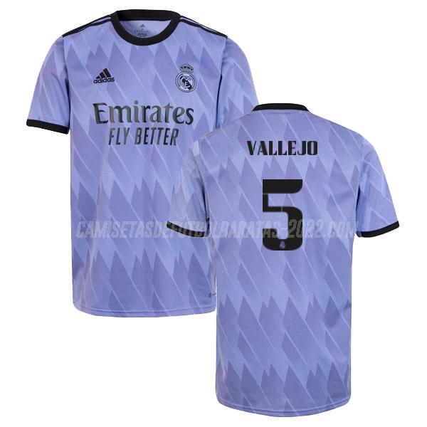 vallejo camiseta 2ª equipación real madrid 2022-23