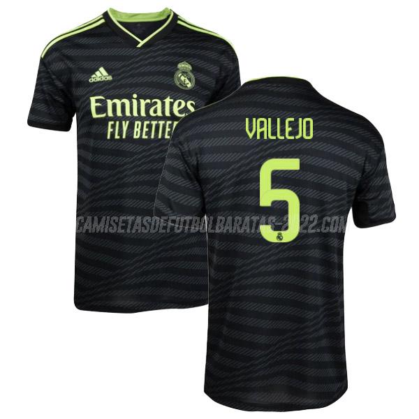 vallejo camiseta 3ª equipación real madrid 2022-23