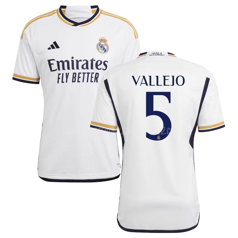 vallejo camiseta de la 1ª equipación real madrid 2023-24