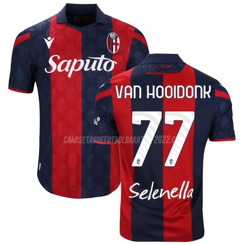 van hooidonk camiseta de la 1ª equipación bologna 2023-24