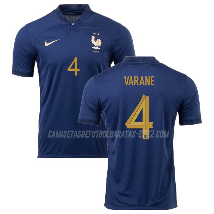 varane camiseta 1ª equipación francia copa mundial 2022