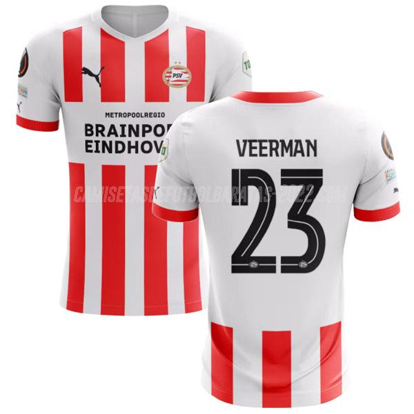 veerman camiseta 1ª equipación eindhoven 2022-23