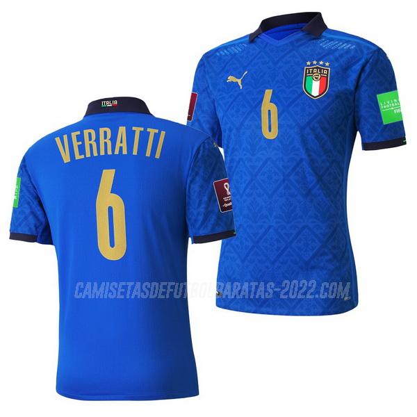 verratti camiseta de la 1ª equipación italia 2021-22