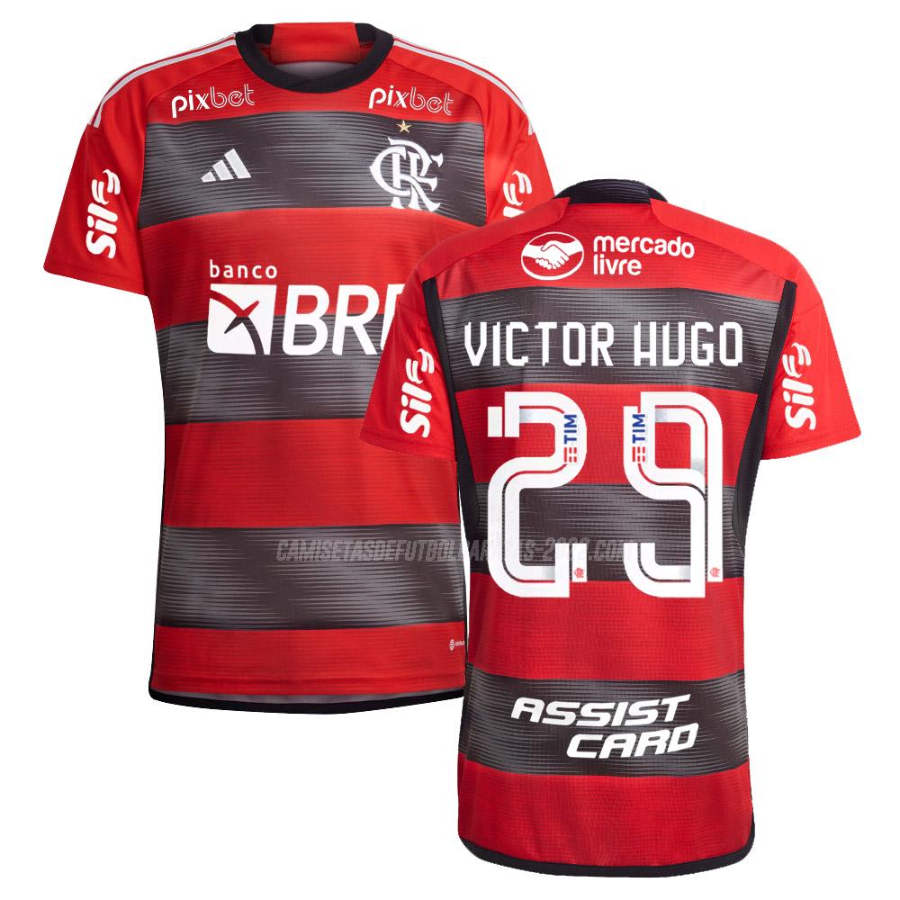 victor hugo camiseta de la 1ª equipación flamengo 2023-24