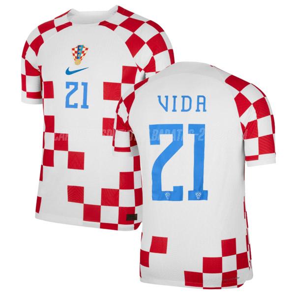 vida camiseta 1ª equipación croacia copa mundial 2022