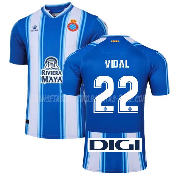 vidal camiseta 1ª equipación espanyol 2022-23
