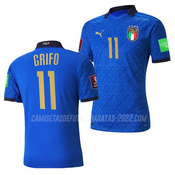 vincenzo grifo camiseta de la 1ª equipación italia 2021-22