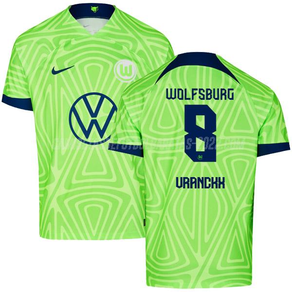 vranckx camiseta 1ª equipación wolfsburg 2022-23