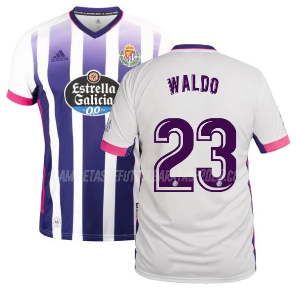 waldo camiseta de la 1ª equipación real valladolid 2020-21