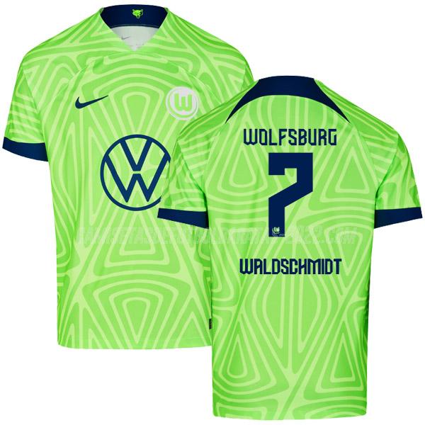 waldschmidt camiseta 1ª equipación wolfsburg 2022-23