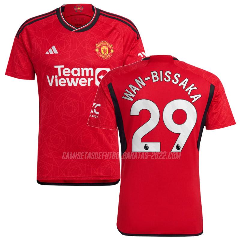 wan-bissaka camiseta de la 1ª equipación manchester united 2023-24