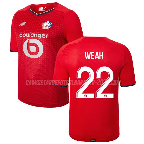 weah camiseta de la 1ª equipación lille 2021-22