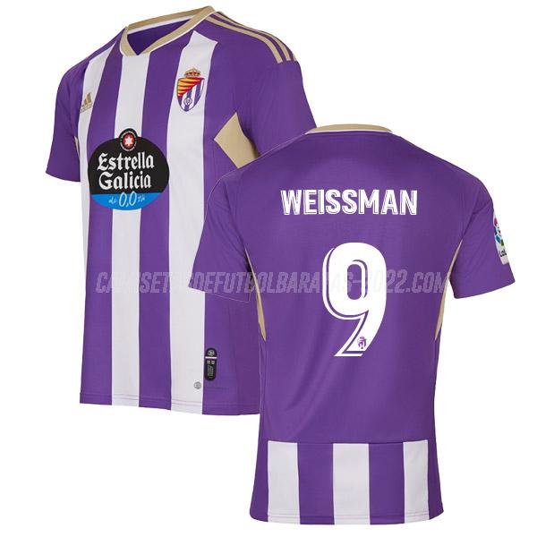 weissman camiseta 1ª equipación real valladolid 2022-23