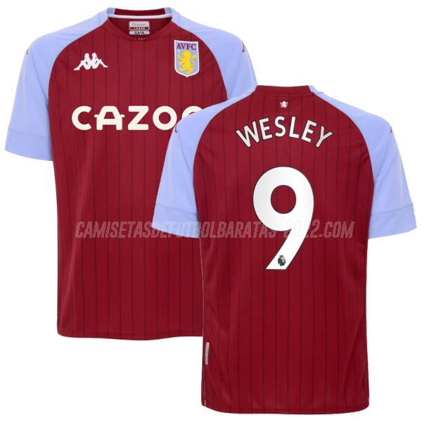 wesley camiseta de la 1ª equipación aston villa 2020-21