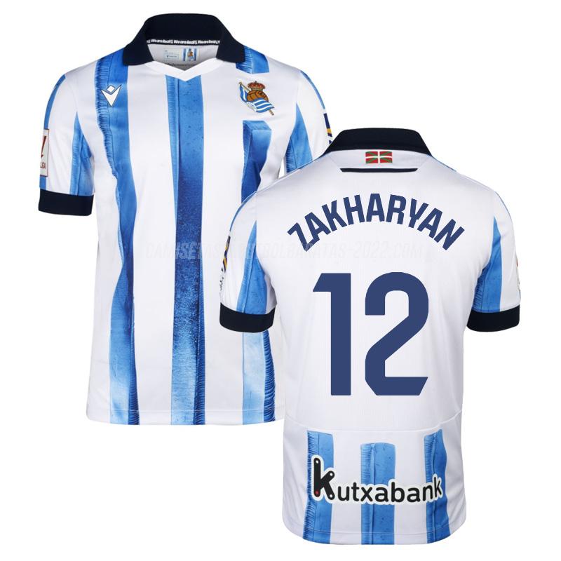 zakharyan camiseta de la 1ª equipación real sociedad 2023-24